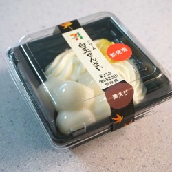 白玉がモチモチ！セブンイレブンのクリーム白玉ぜんざい（栗入り）を食べてみた