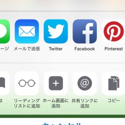 【iOS 8】Safariのシェア・共有ボタンを簡単に並び替える方法