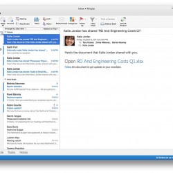 新しい「Outlook for Mac」がリリース。他のOffice製品は2015年に登場予定