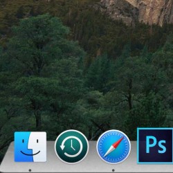 【OS X Yosemite】ドックの背景を3D化する設定方法