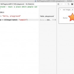 【Swift】PlaygroundでUIImageに画像を読み込む方法