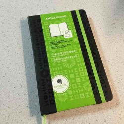 【レビュー】プレミアムコードが付属！Evernoteノートブック by モレスキン スケッチブック ラージを買ってみた