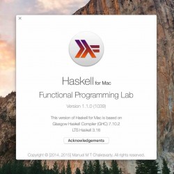 Playground搭載のHaskell for Macをインストールして使ってみた