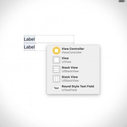 XcodeのStoryboardで部品を選択しやすくする2つの方法