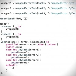 SwiftTaskで失敗したタスクによって異なるエラー処理を行う方法