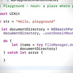 [iOS][Swift]指定したディレクトリにあるファイルの一覧を取得する