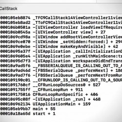 [iOS][Swift]スタックトレース（コールスタック）を表示する2つの方法