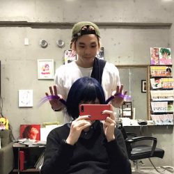 【派手髪】2.5Dカラーを提案しているヴィレ（Wille）で青＆紫に染めてもらった！