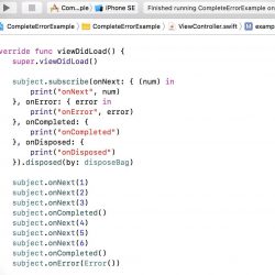 【RxSwift】completedかerrorが流れてきたらsubscribeはdisposeされる