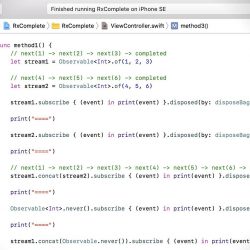 【RxSwift】ストリームのcompletedをつぶす（消し去る）方法