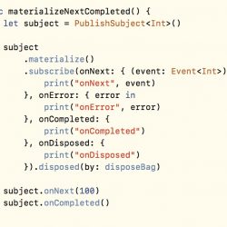 【RxSwift】materialize, dematealizeを使ってみた